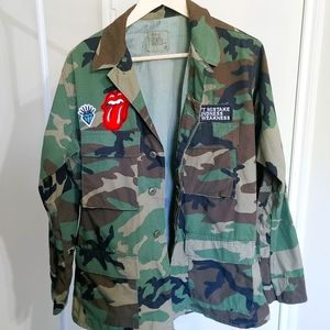 Authentic Vintage Camo Jacket - Queen